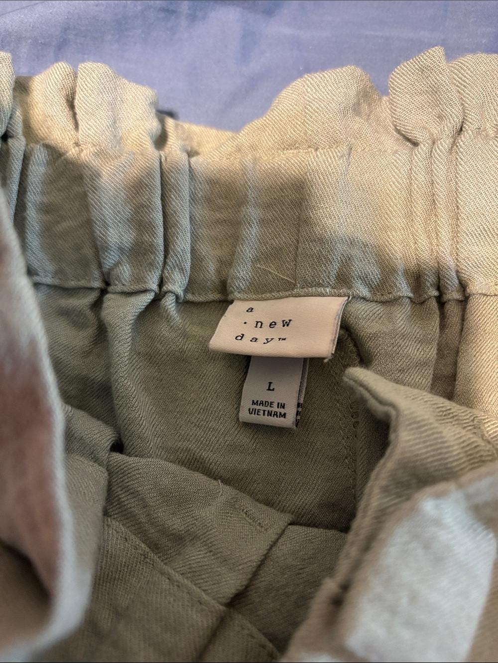 Striped Cream Pants/Maurice’s XL/a new day green  pants good condition large 2 - Picture 9 of 12